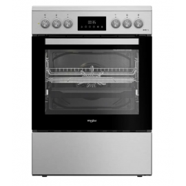 WHIRLPOOL W6V8LCSATX1 Ελεύθερη Κουζίνα 72lt με Κεραμικές Εστίες 60cm